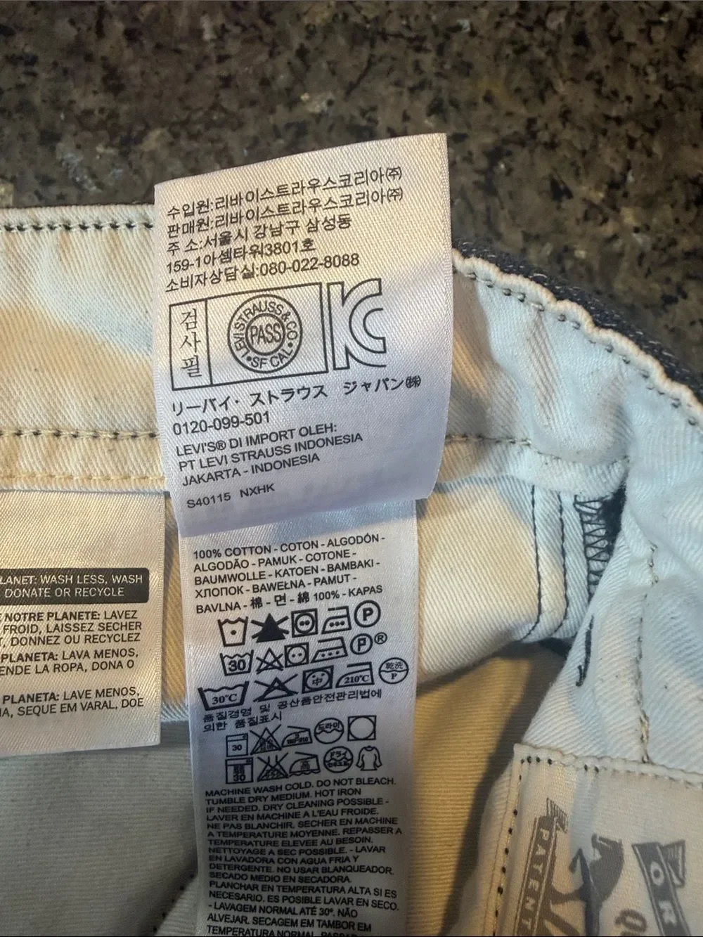 Levi's Men's Charcoal gray Jogger Pants 36 (5000H)